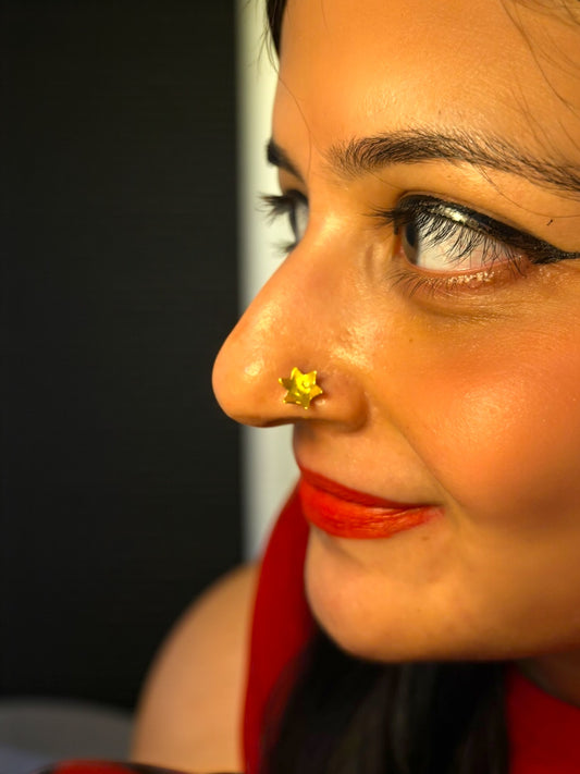 Super Star Brass Nosepin (Piercing)
