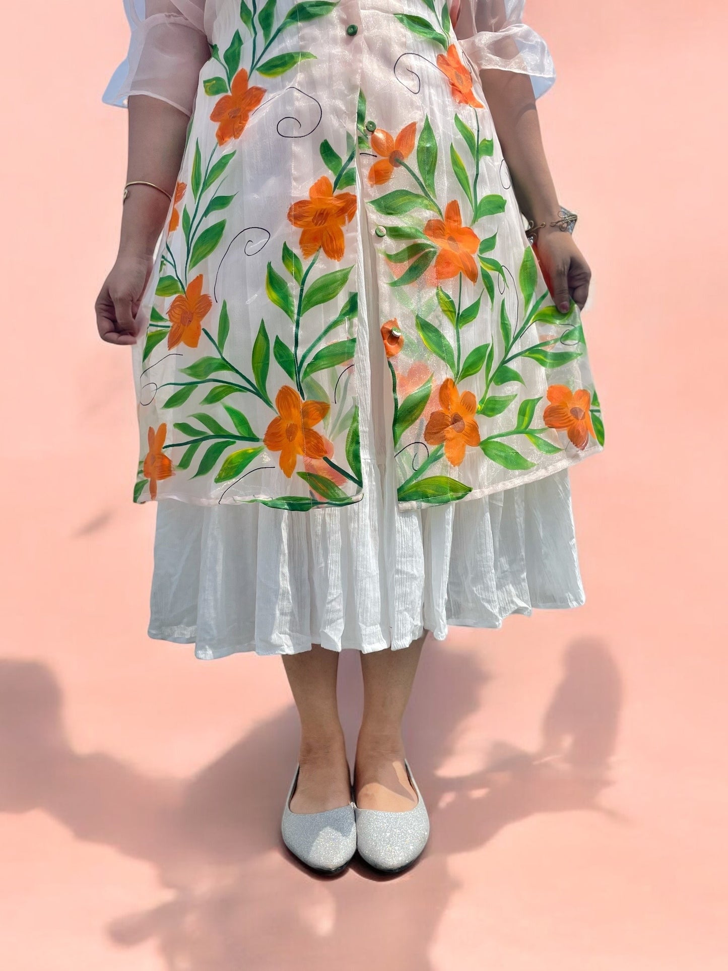 Sakura Organza Jacket Dress