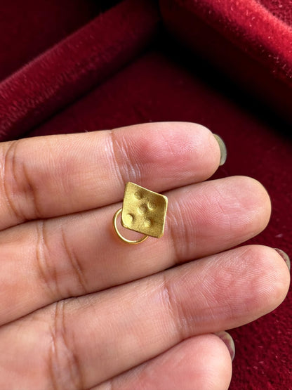 Barfi Brass Nosepin (Piercing)