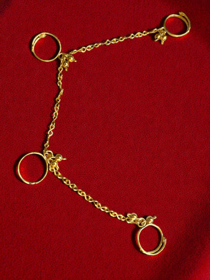 Chained Melody Brass Ring