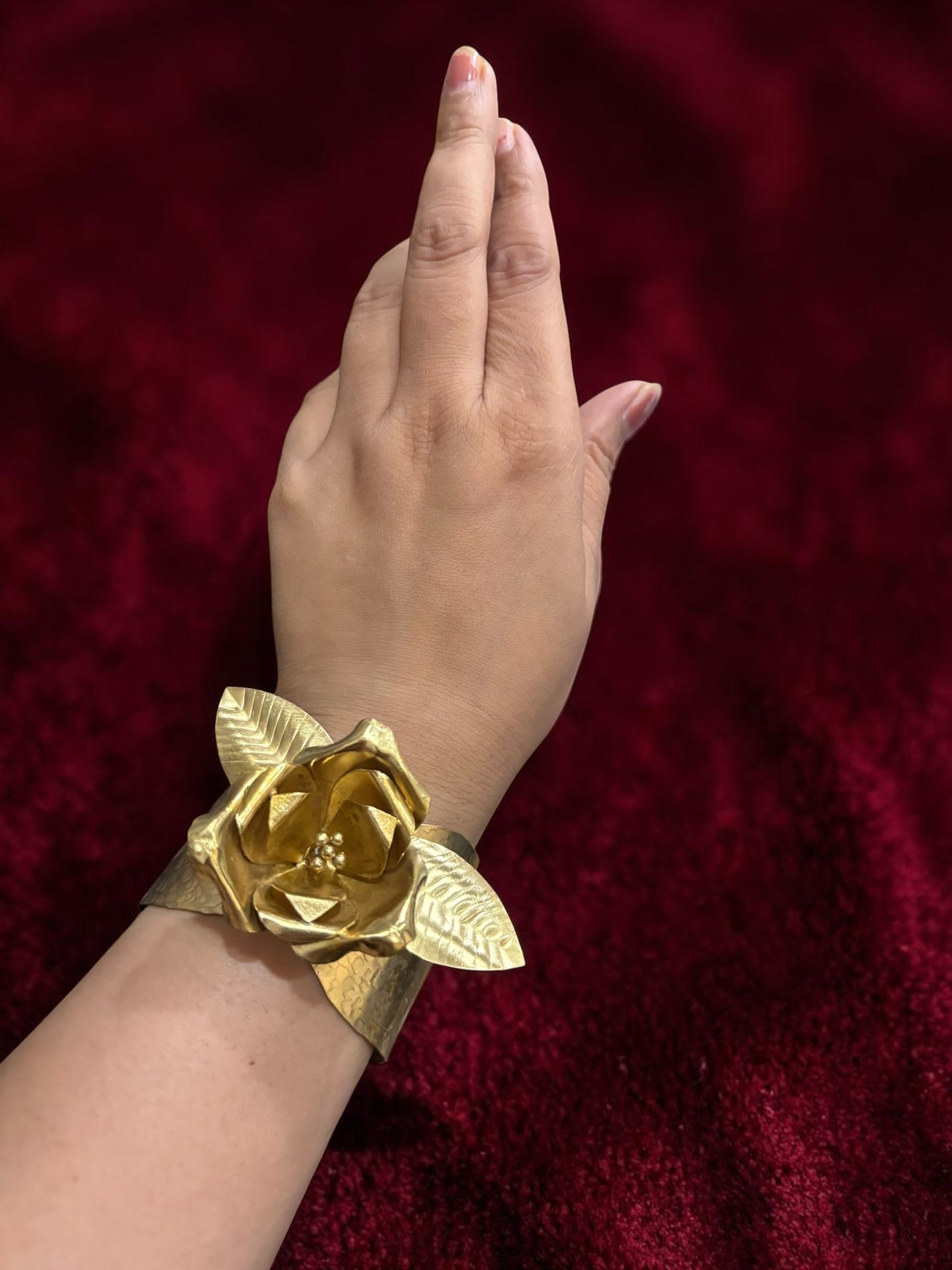Roselle Brass Bracelet