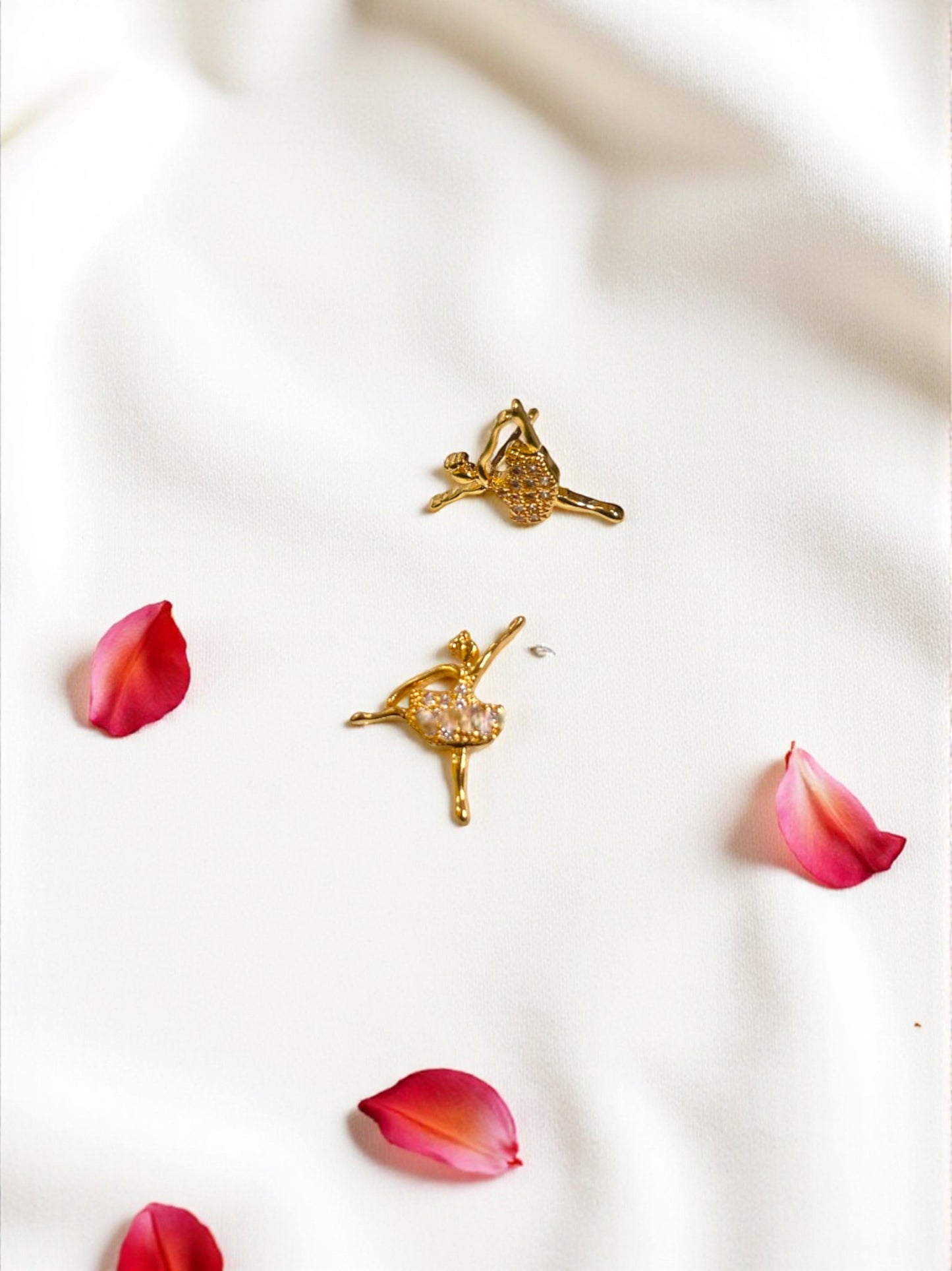 Ballerina AD Stone Ear Studs