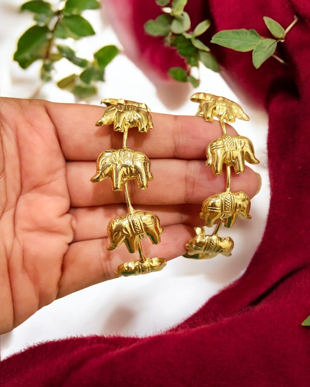 Hastini Half Hoop Bold Earrings