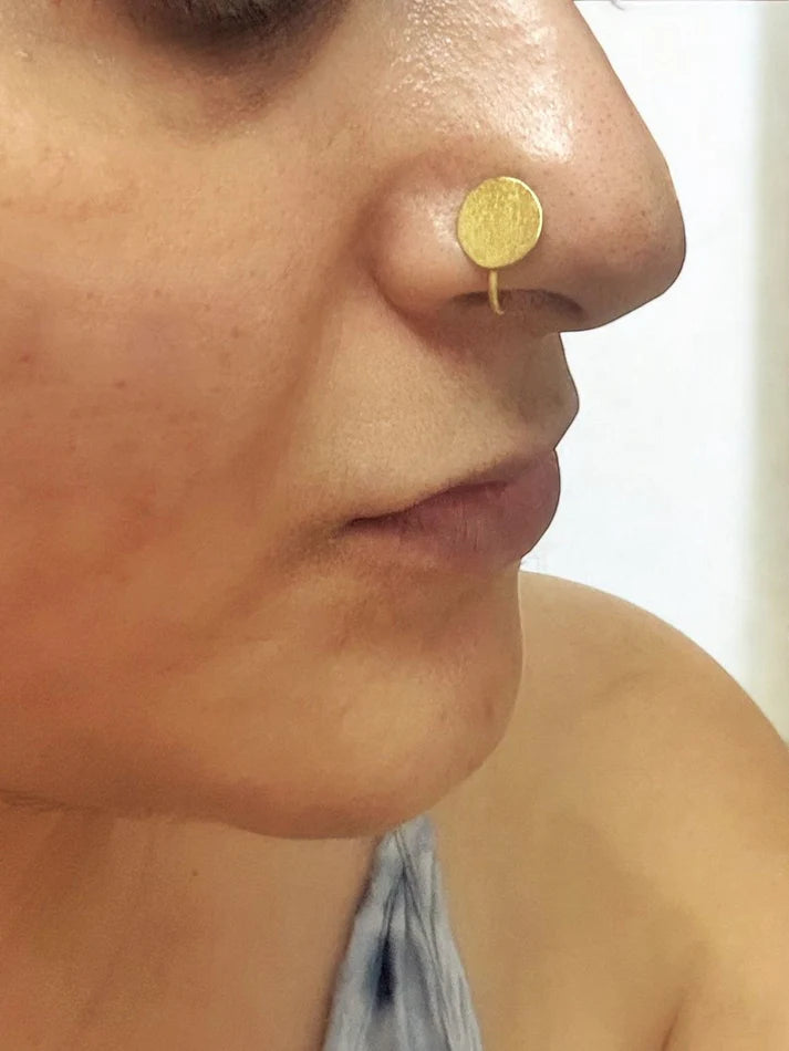 Womaniya No-Piercing Nose Pin Set (Set of 5)
