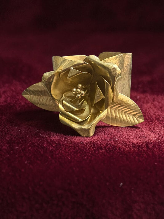 Roselle Brass Bracelet
