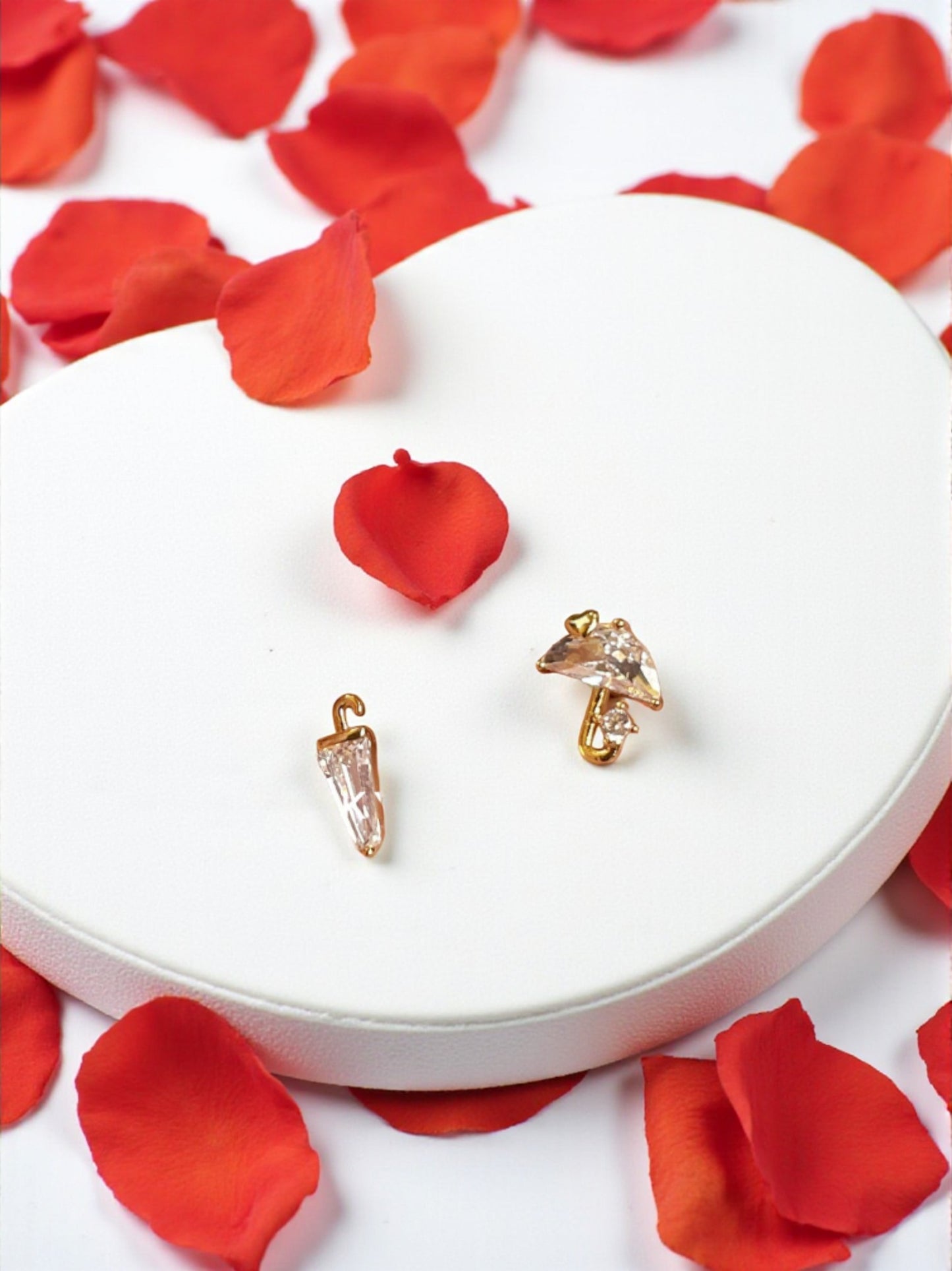 Under My Umbrella AD Stone Ear Studs