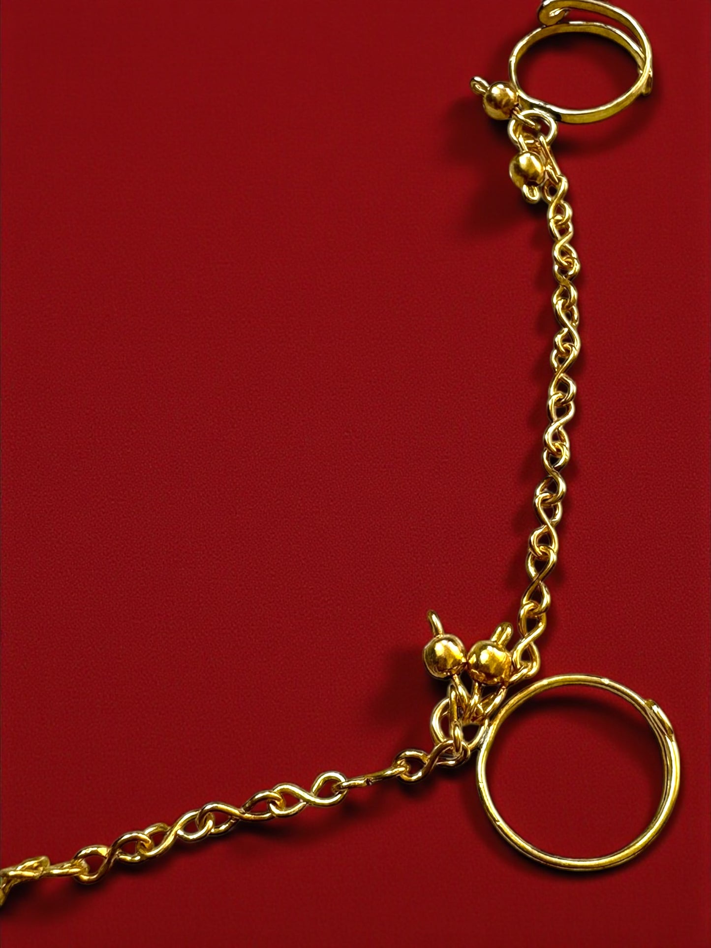 Chained Melody Brass Ring