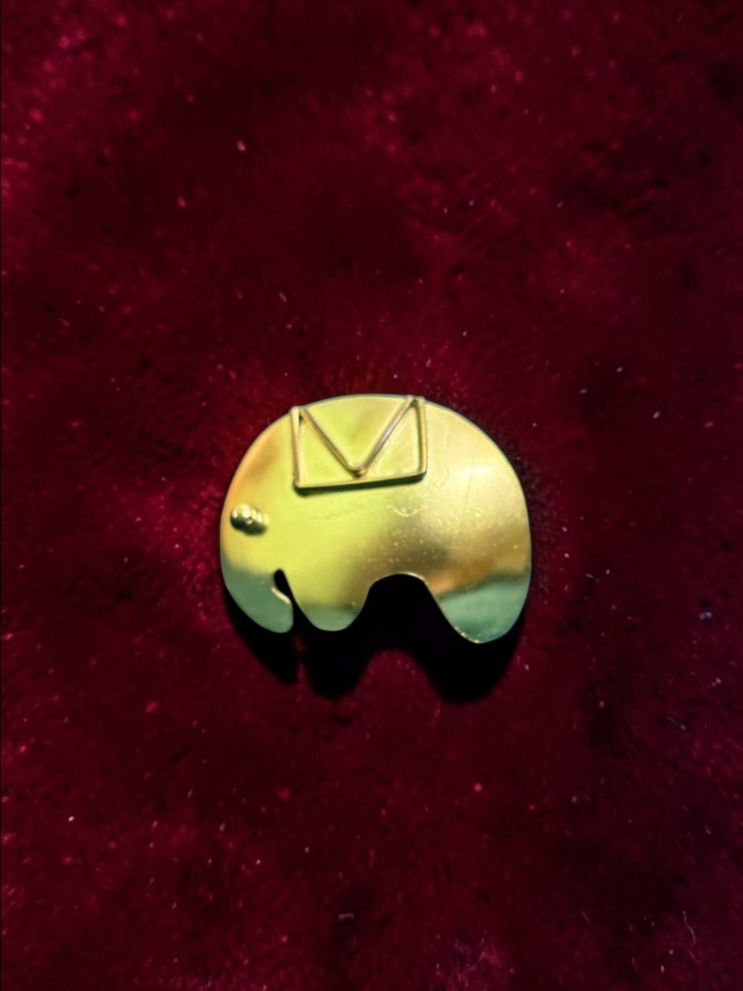 Baby Elephant Brass Ring