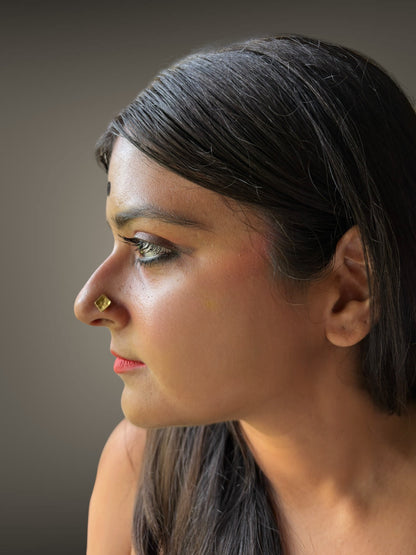 Barfi Brass Nosepin (Piercing)