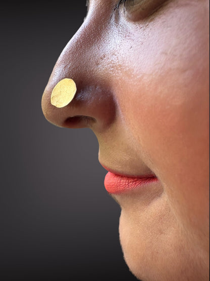 Circle Brass Nosepin (Piercing)
