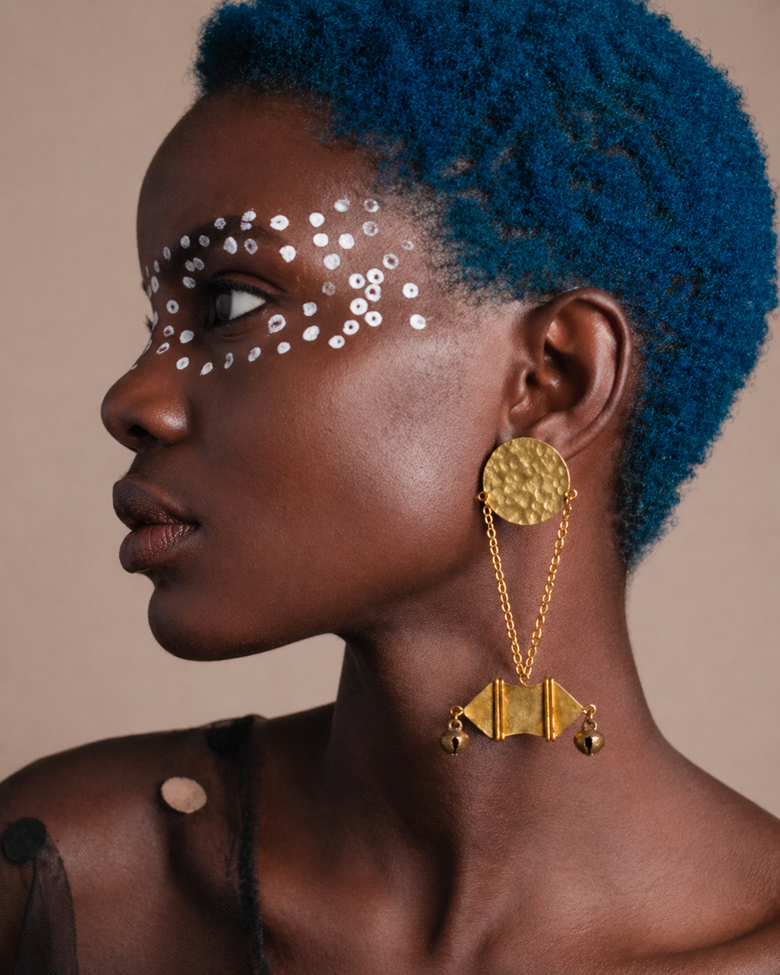 Zameen se Zewar Brass Dangler Earrings
