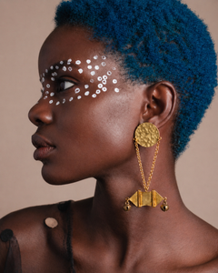 Zameen se Zewar Brass Dangler Earrings