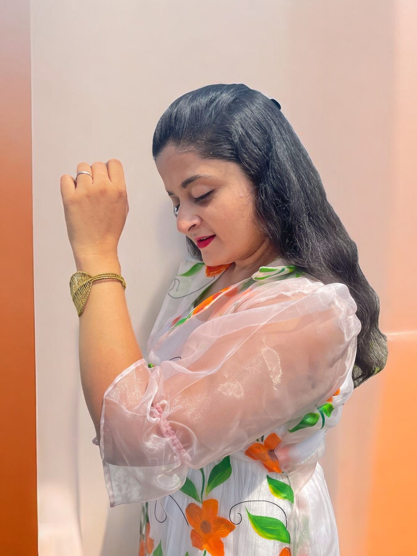 Sakura Organza Jacket Dress