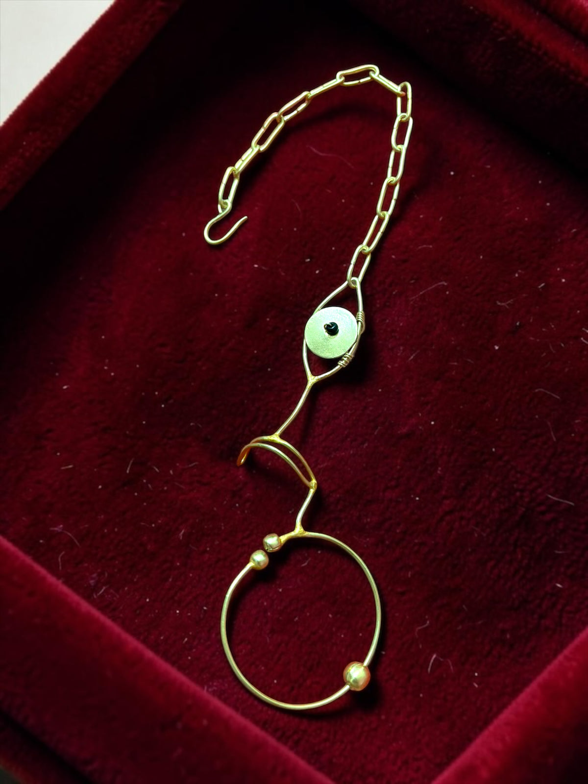 Devi Brass Face Jewelry (No piercing)