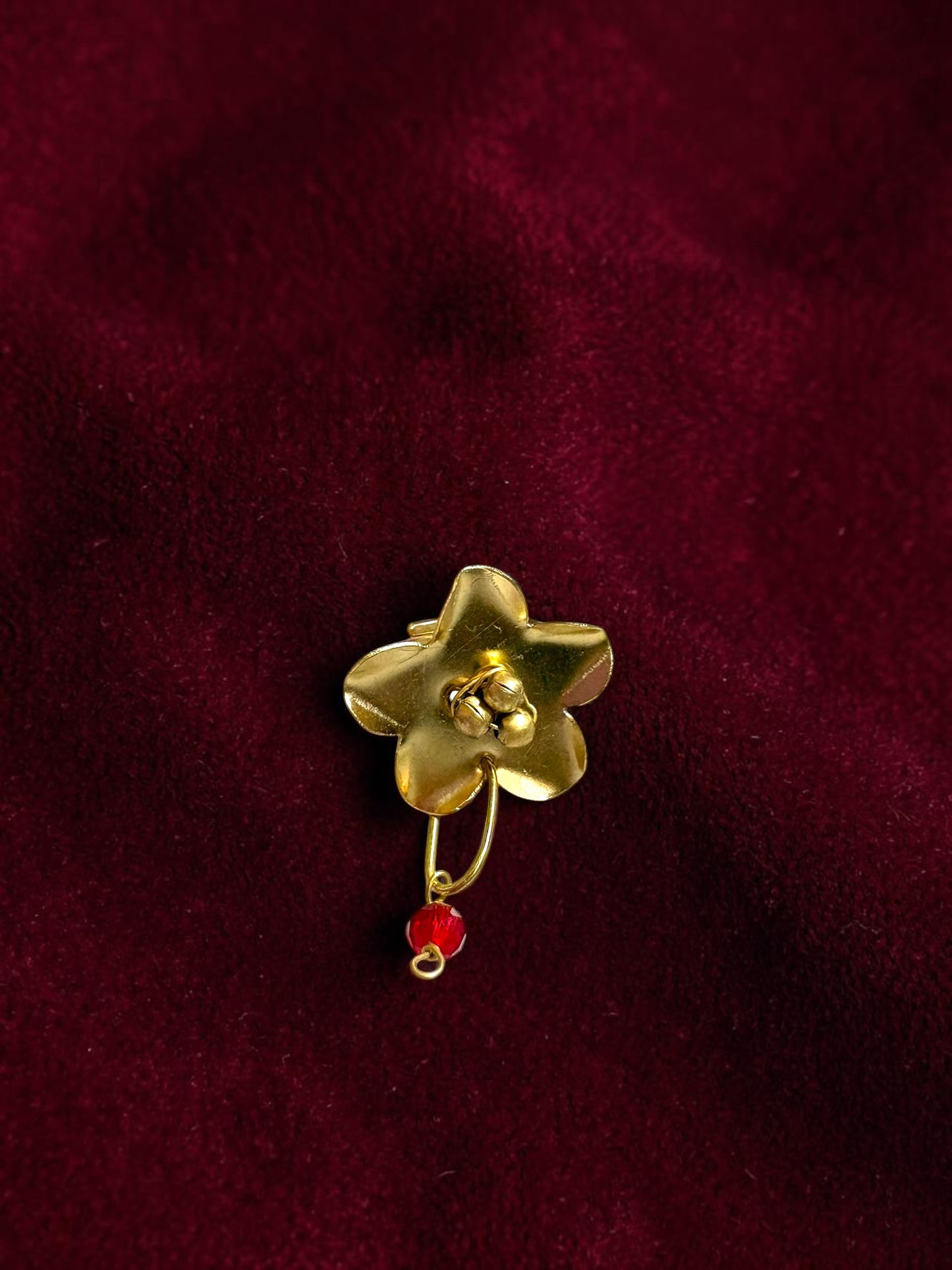 Bangaliana Flower Brass Ring