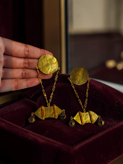 Zameen se Zewar Brass Dangler Earrings