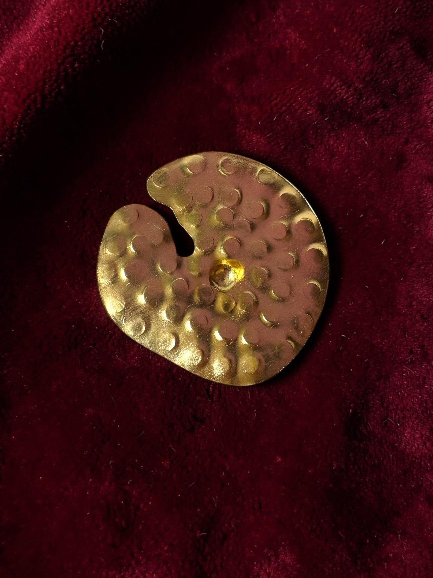Lotus Leaf Brass Ring