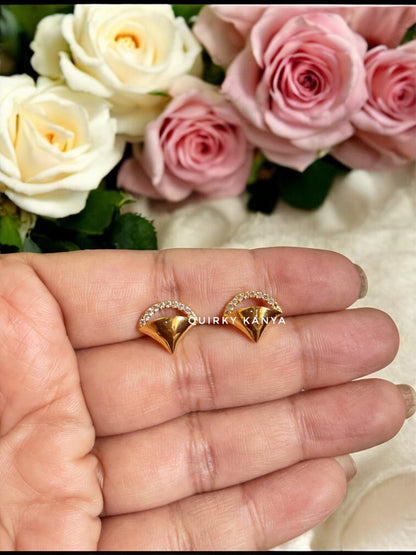 Icecream Cone AD Stone Ear Studs