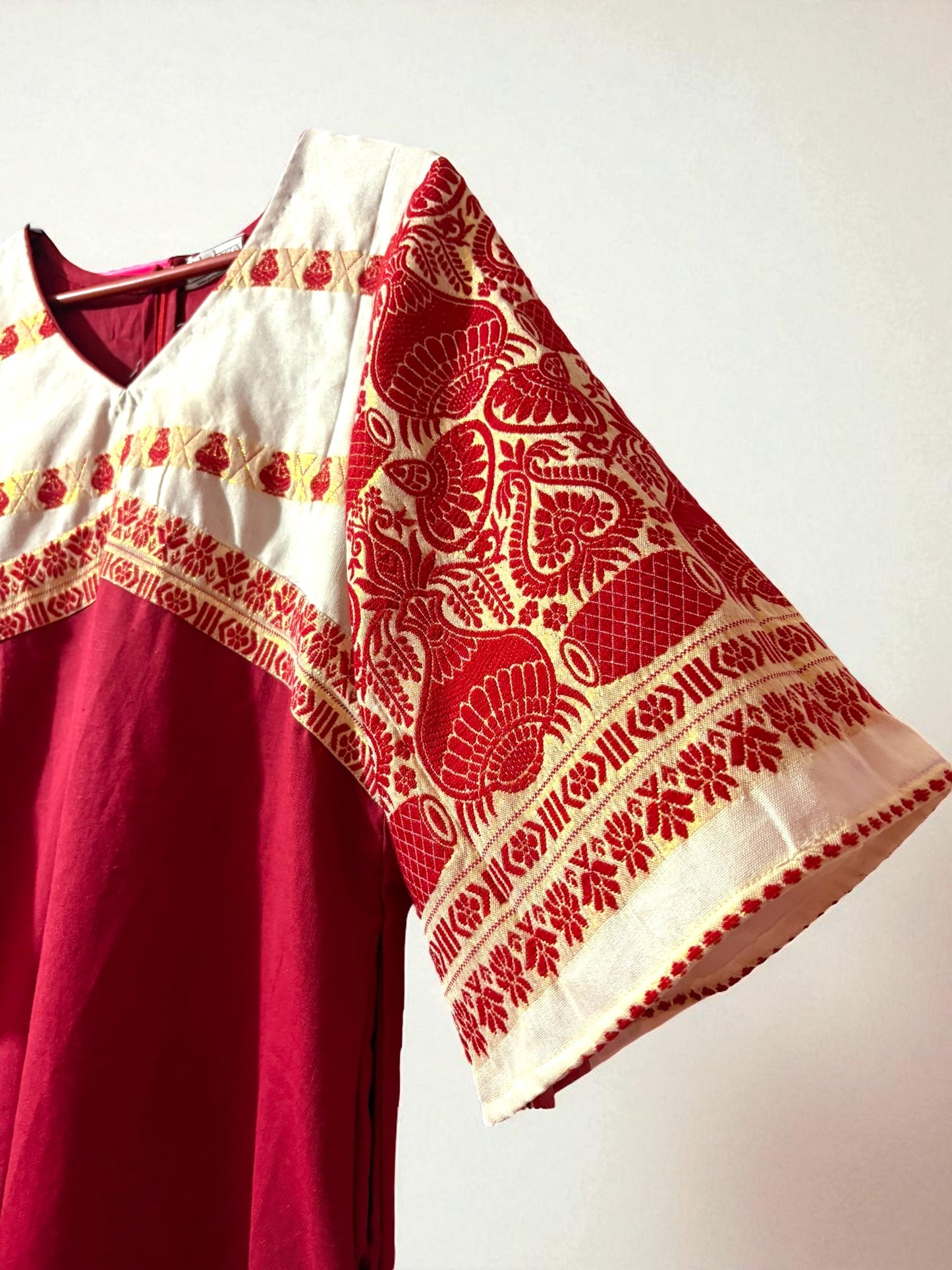 Atiya Assamese Cotton A-line Dress