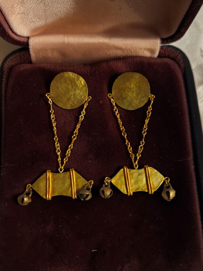 Zameen se Zewar Brass Dangler Earrings