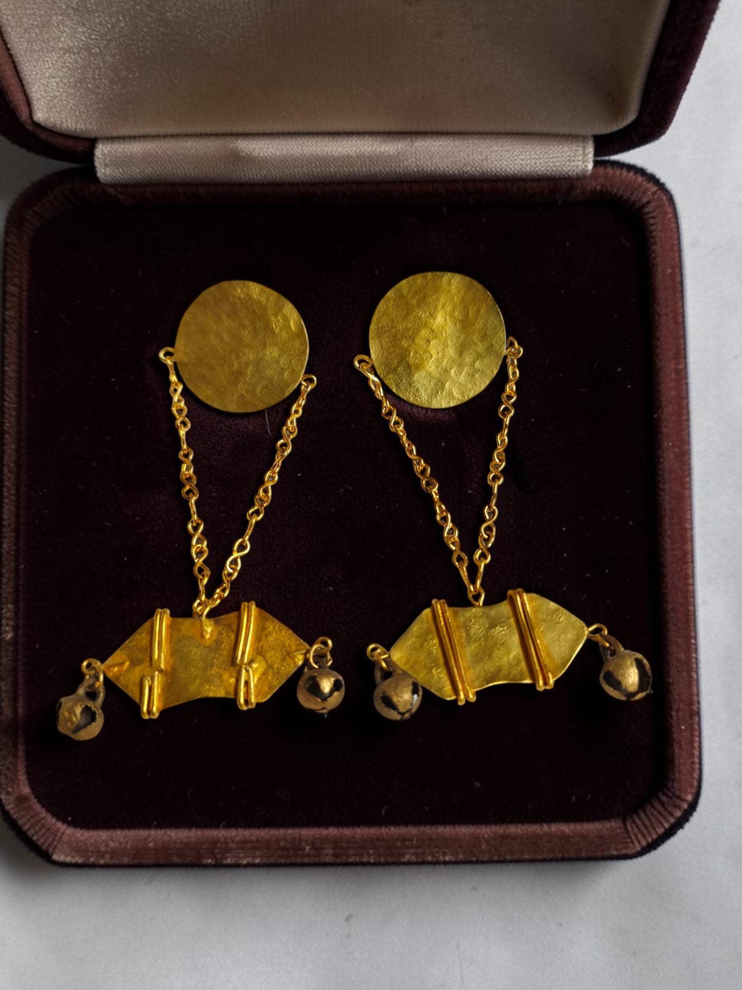 Zameen se Zewar Brass Dangler Earrings