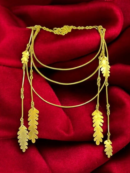 autumn-leaflet-brass-necklace-jewelry-set-necklace-earrings-ring