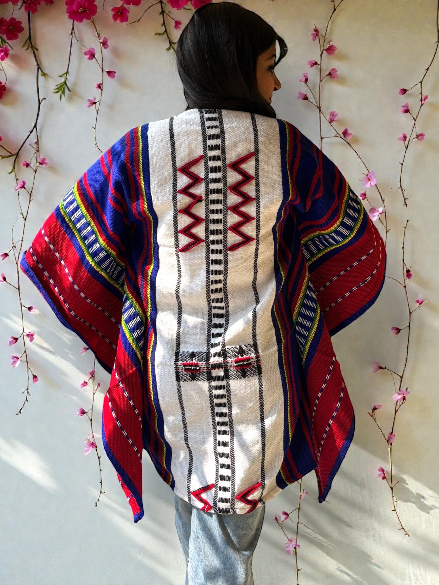 Aife Kaftan High-Low Naga Woollen Jacket