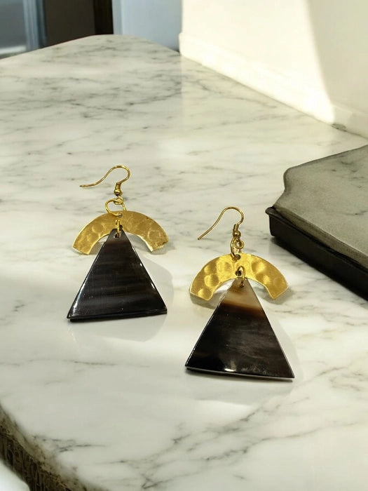 black-pyramid-brass-earrings