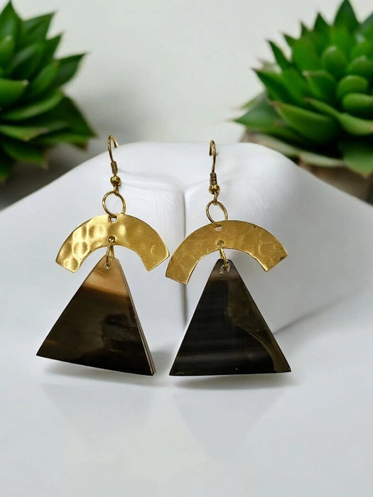 black-pyramid-brass-earrings