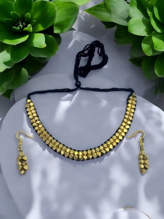 flat-beaded-brass-necklace-and-earrings-set