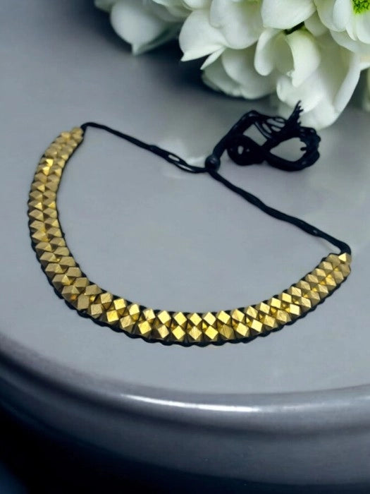 flat-beaded-brass-necklace-and-earrings-set