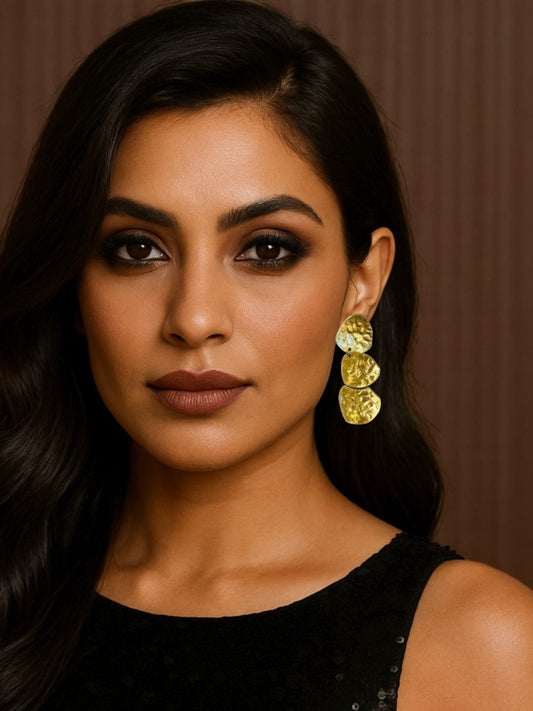 bold-disc-brass-stud-earrings