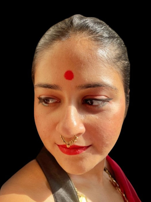 Womaniya No-Piercing Nose Pin Set (Set of 5)