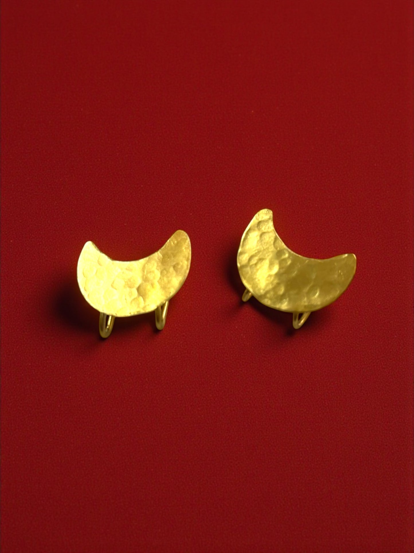 Chandni Moon Brass Bugadi Earcuff Earrings