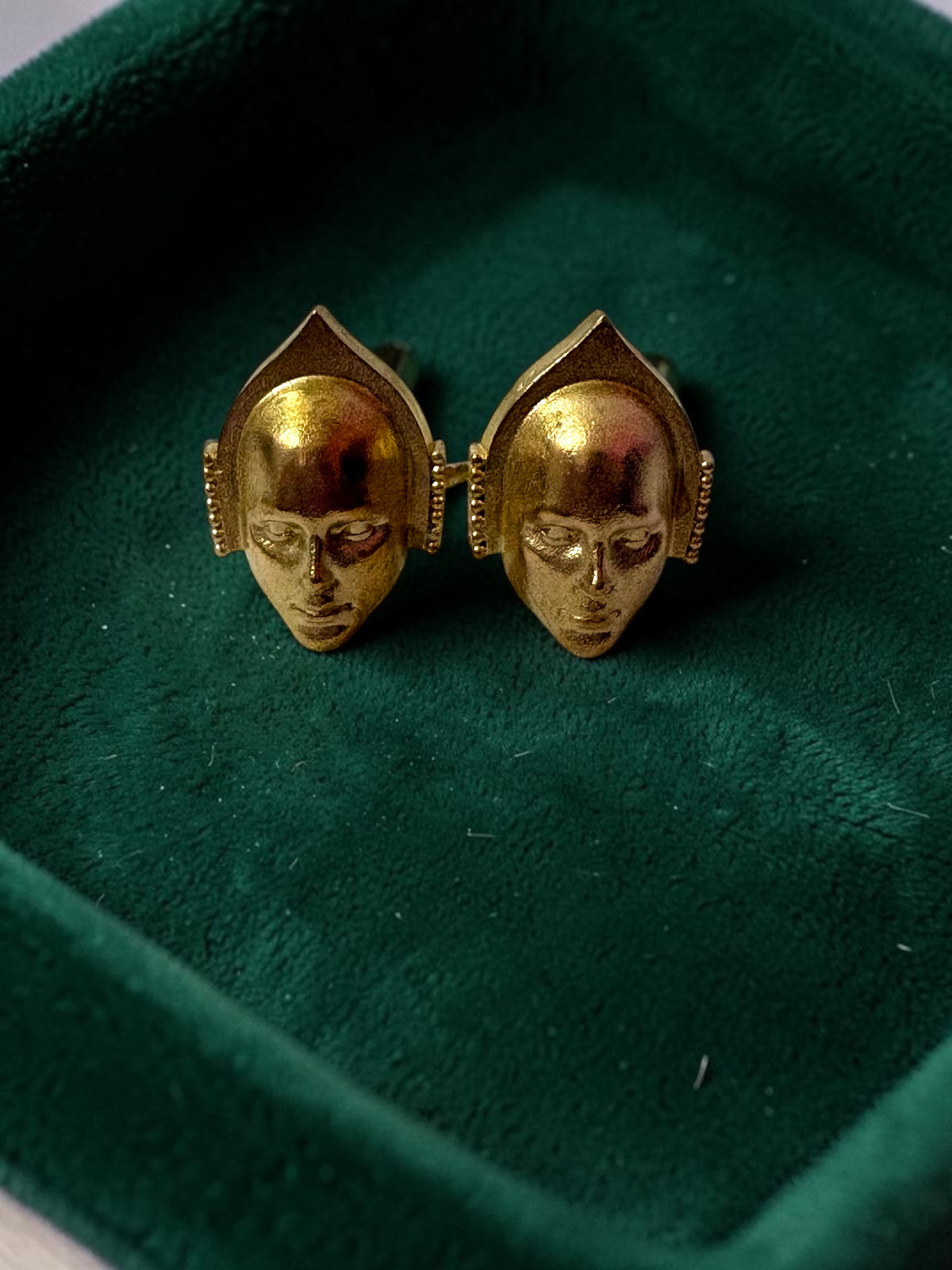 Chehra Premium Sculptural Brass Ring