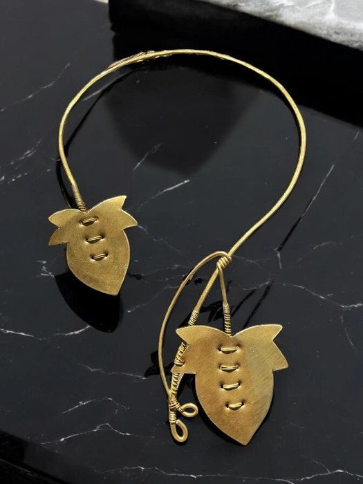 chinar-do-patti-brass-hashuli-necklace