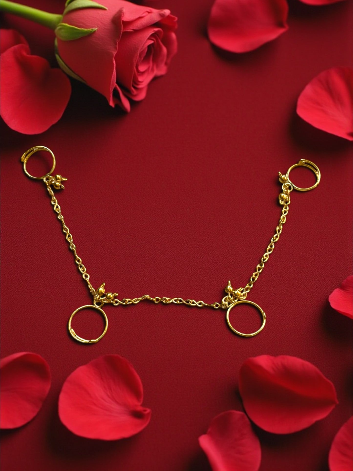 Chained Melody Brass Ring