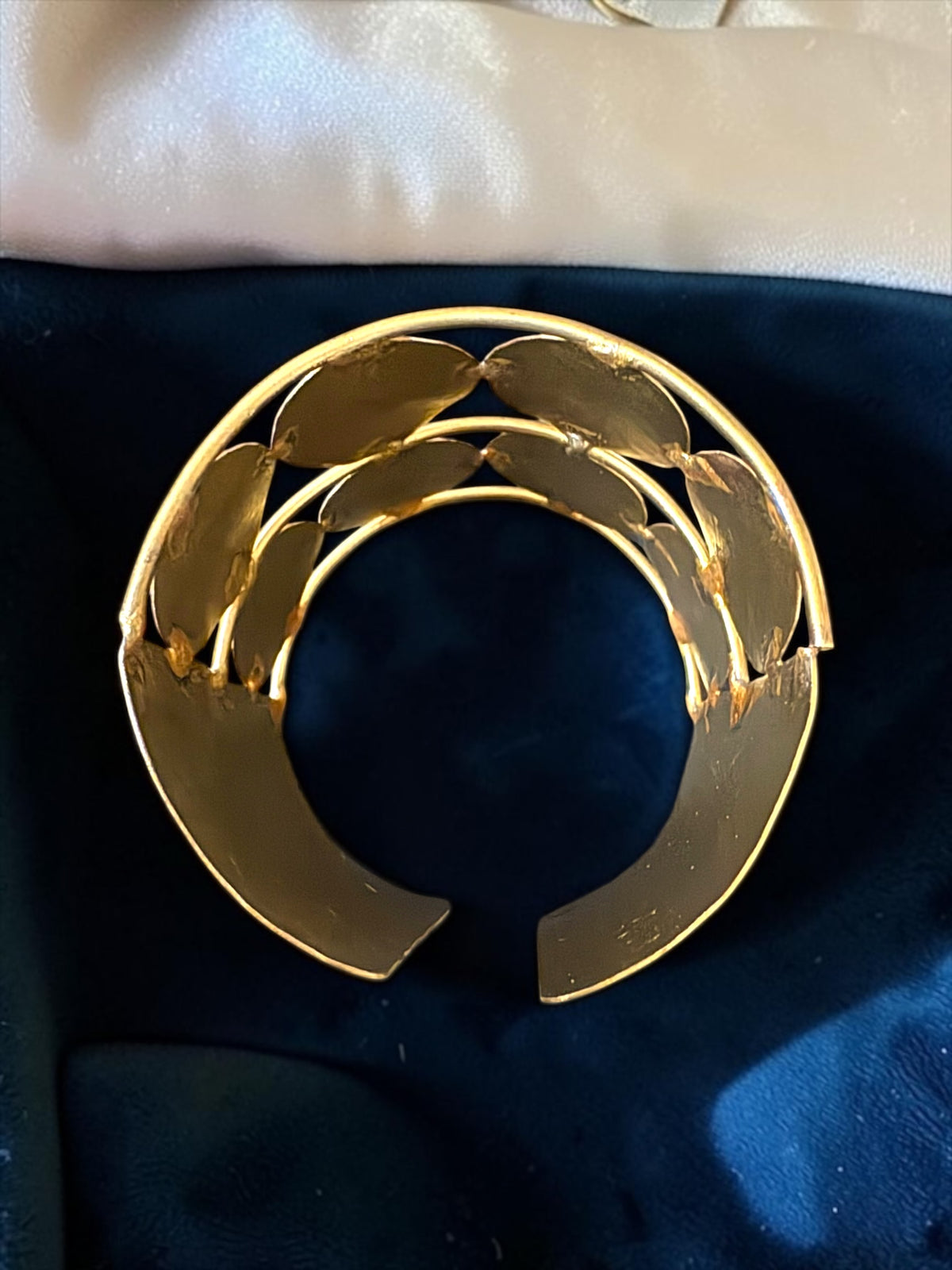 Circle of Life Brass Cuff Bracelet