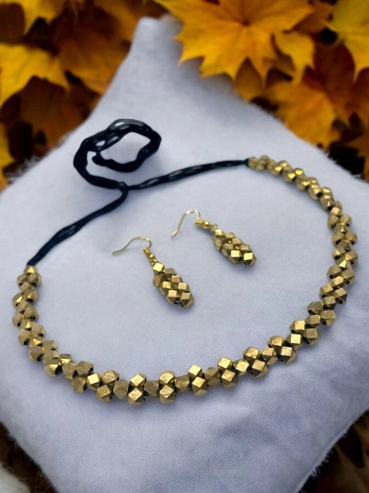 double-beaded-brass-necklace-and-earrings-set