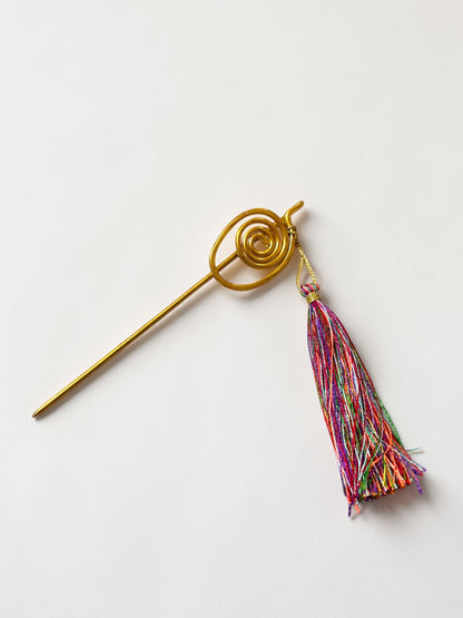 Korean Binyeo Brass Hair Pin Accessory