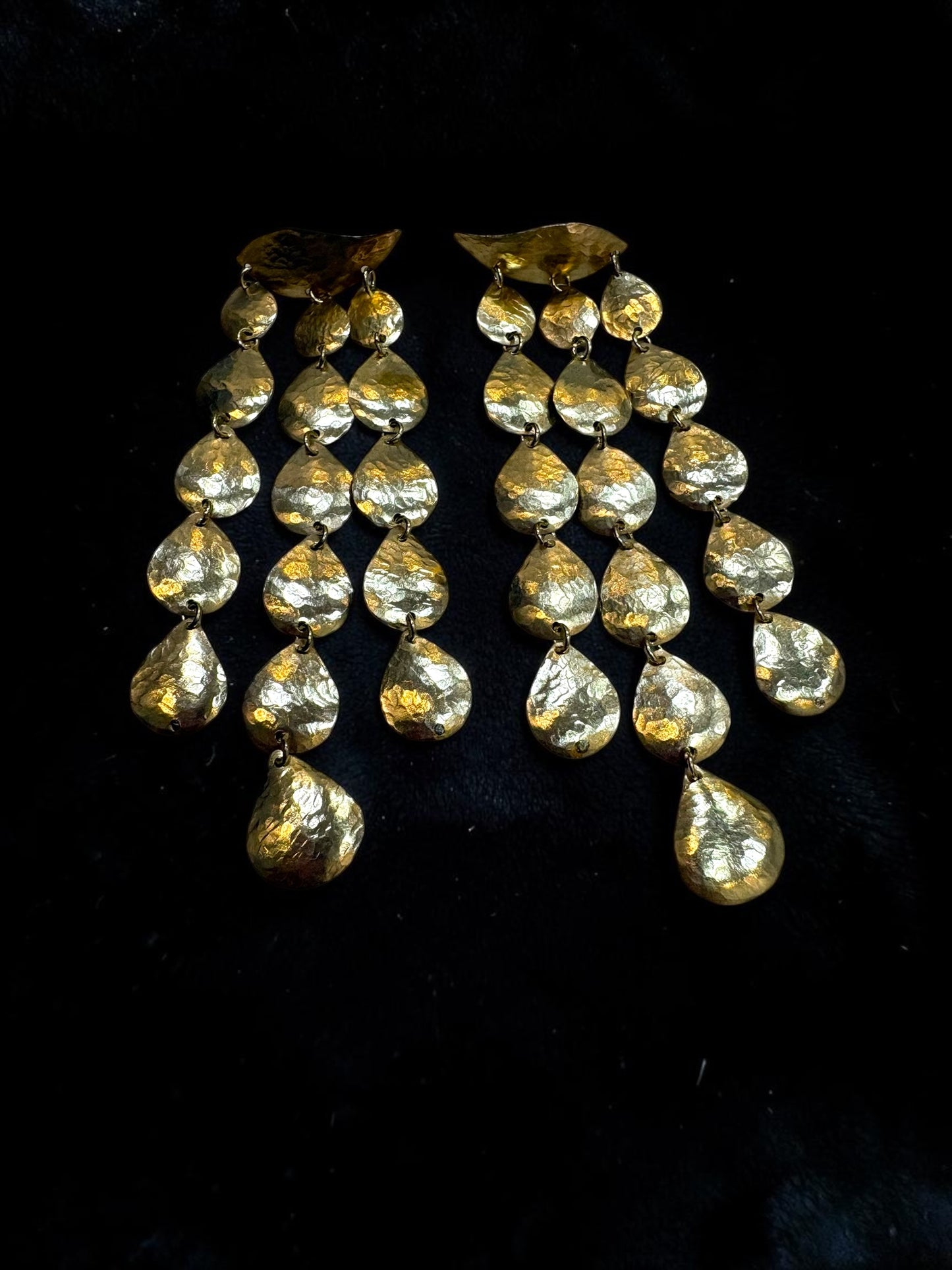 Queen Cleopatra Brass Dangler Earrings