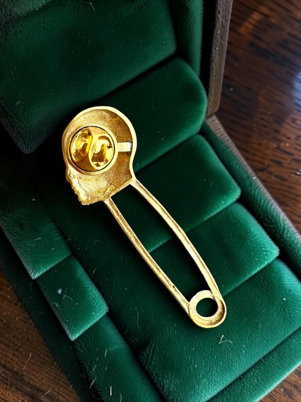 Chehra Premium Sculptural Brass Brooch