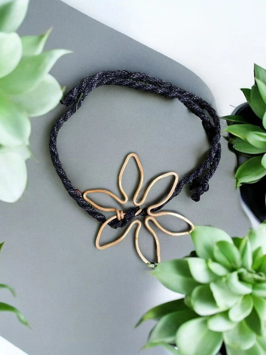 flower-brass-anklet