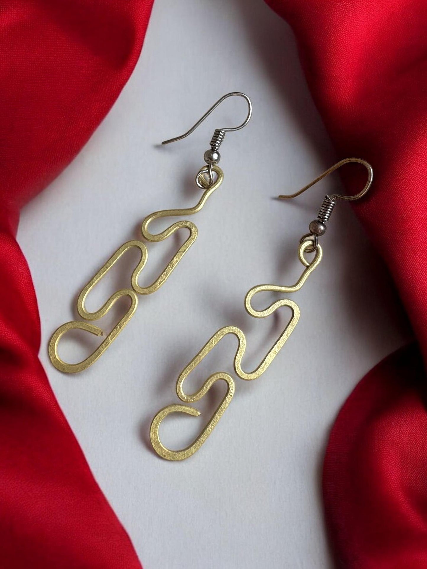 flat-spiral-brass-earrings