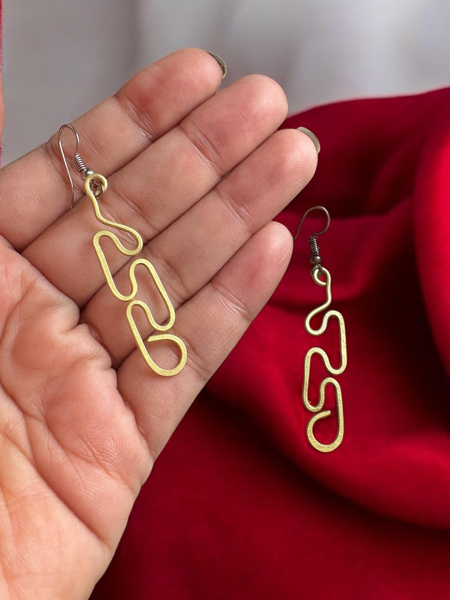 flat-spiral-brass-earrings