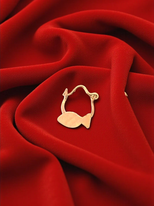 Fish Brass Nosering (Piercing)
