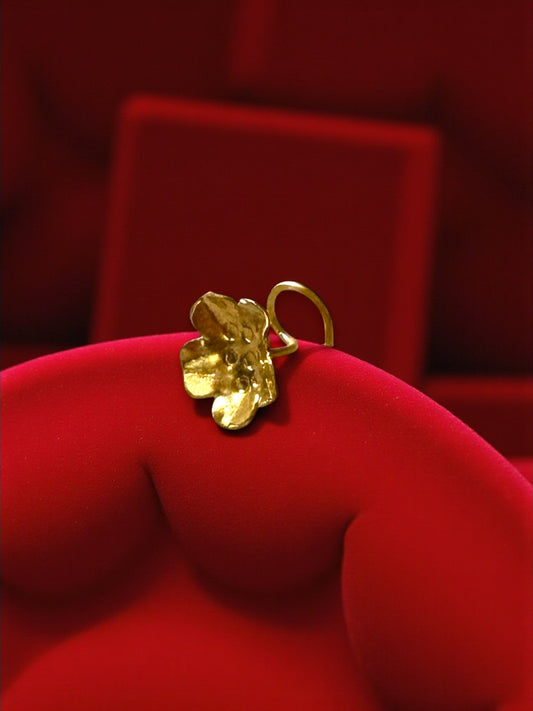 Flower Brass Nosepin (Piercing)