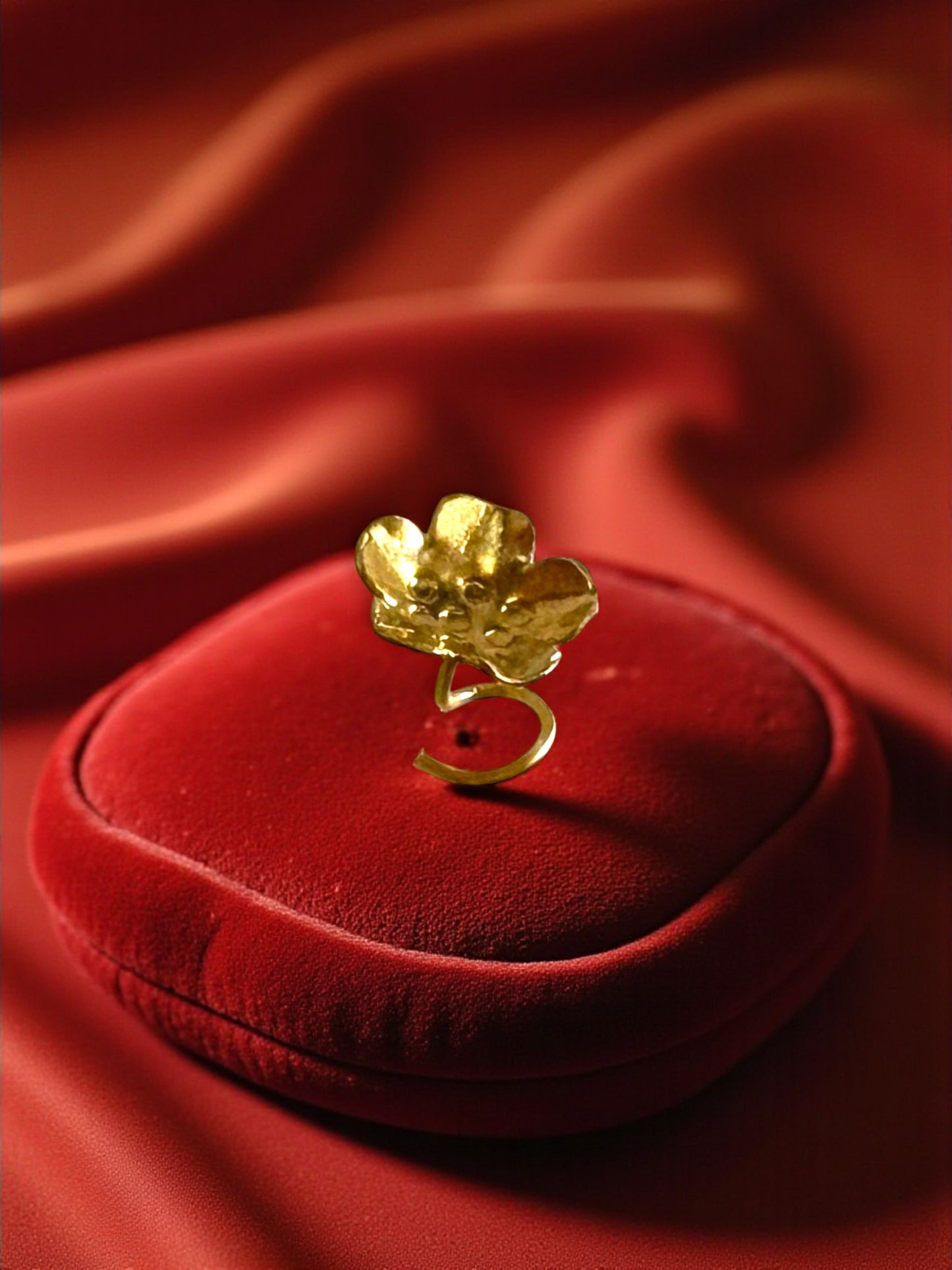Flower Brass Nosepin (Piercing)