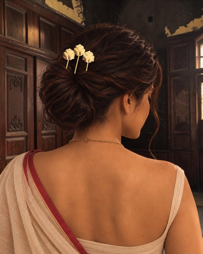 Ranima Premium Brass Sculptural Hair Accessory