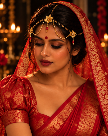 Bangaliana Mangtika Brass Hair Jewelry